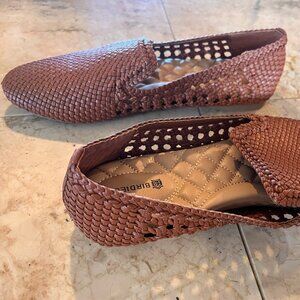 Birdies The Starling Cognac Woven Flats Womens 9.5